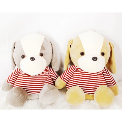 {M'SIA STOCK} Dog（Stretch Cotton）SoftToys/PlushToys/KidsToys 50cm 穿衣狗太空棉娃娃玩具公仔50厘米 Patung Beruang